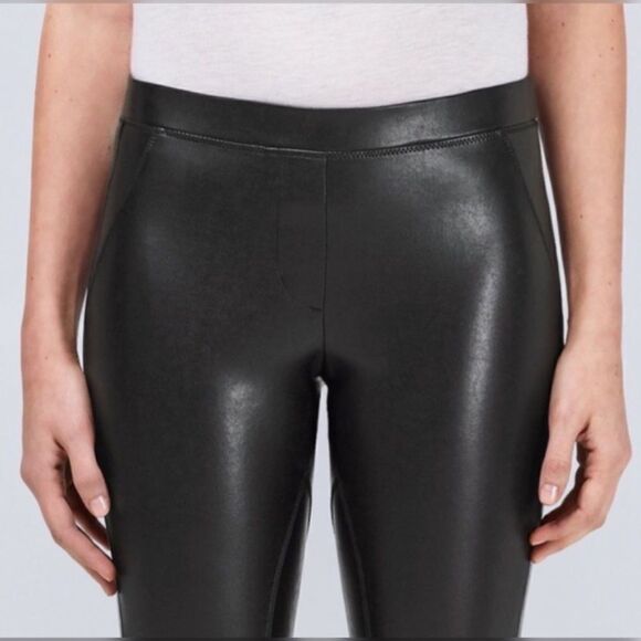 ARITZIA WILFRED L Rebelle Vegan Leather Leggings az XS - Picture 3 of 10